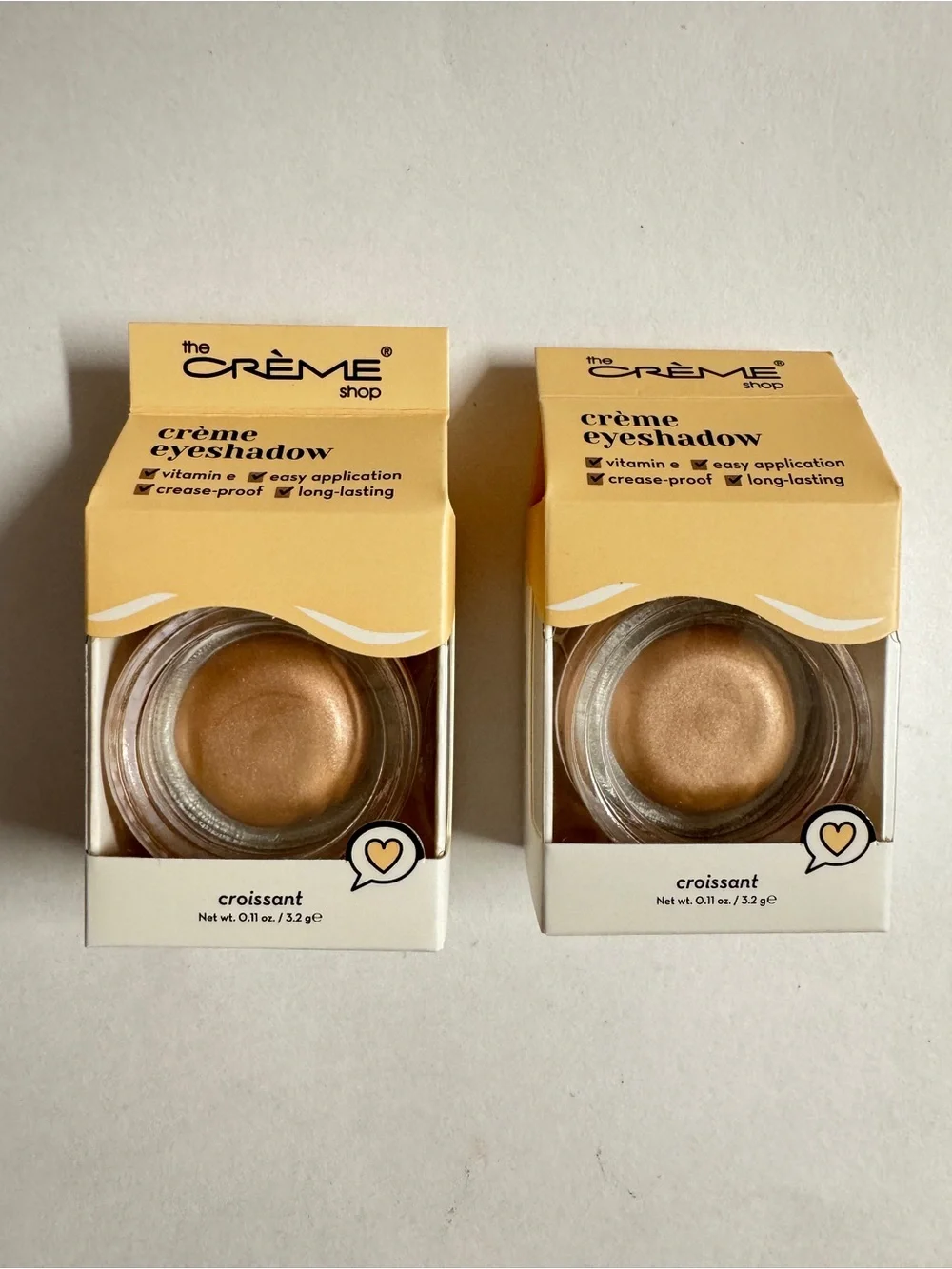 The Crème Shop Cream Eyeshadow - croissant (pack of 2)